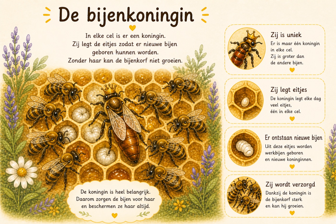 Ilustración: Wie woont in de bijenkorf